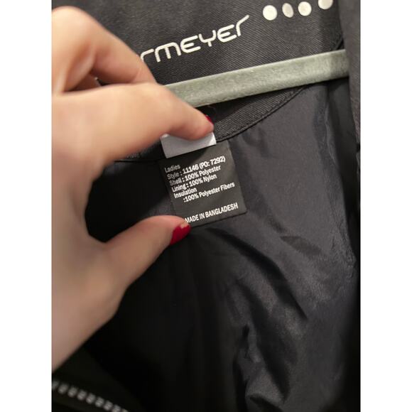 Obermeyer S Snowbird Ski/Snowboard Insulated Puffer Jacket $359 Hooded Black - Picture 7 of 10